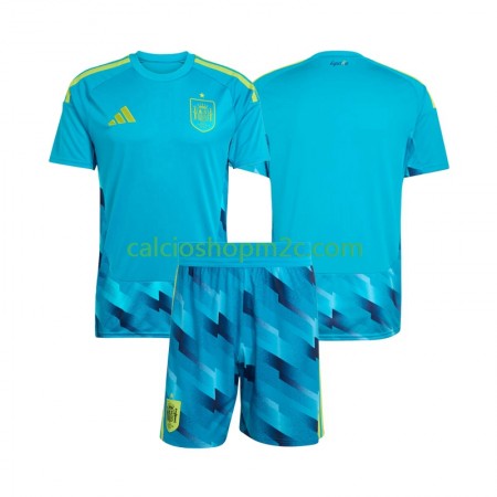 Spagna Portiere Bambino Maglia Prima World Cup 2026 Manica Corta